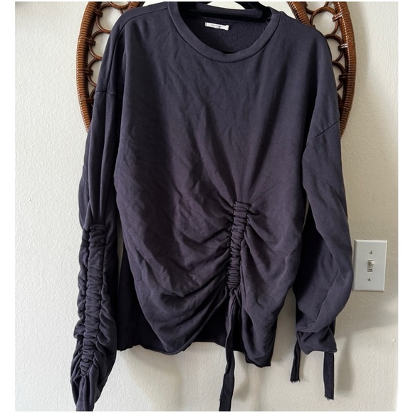Tularosa scrunch sleeves sweater crewneck size S - Picture 1 of 9